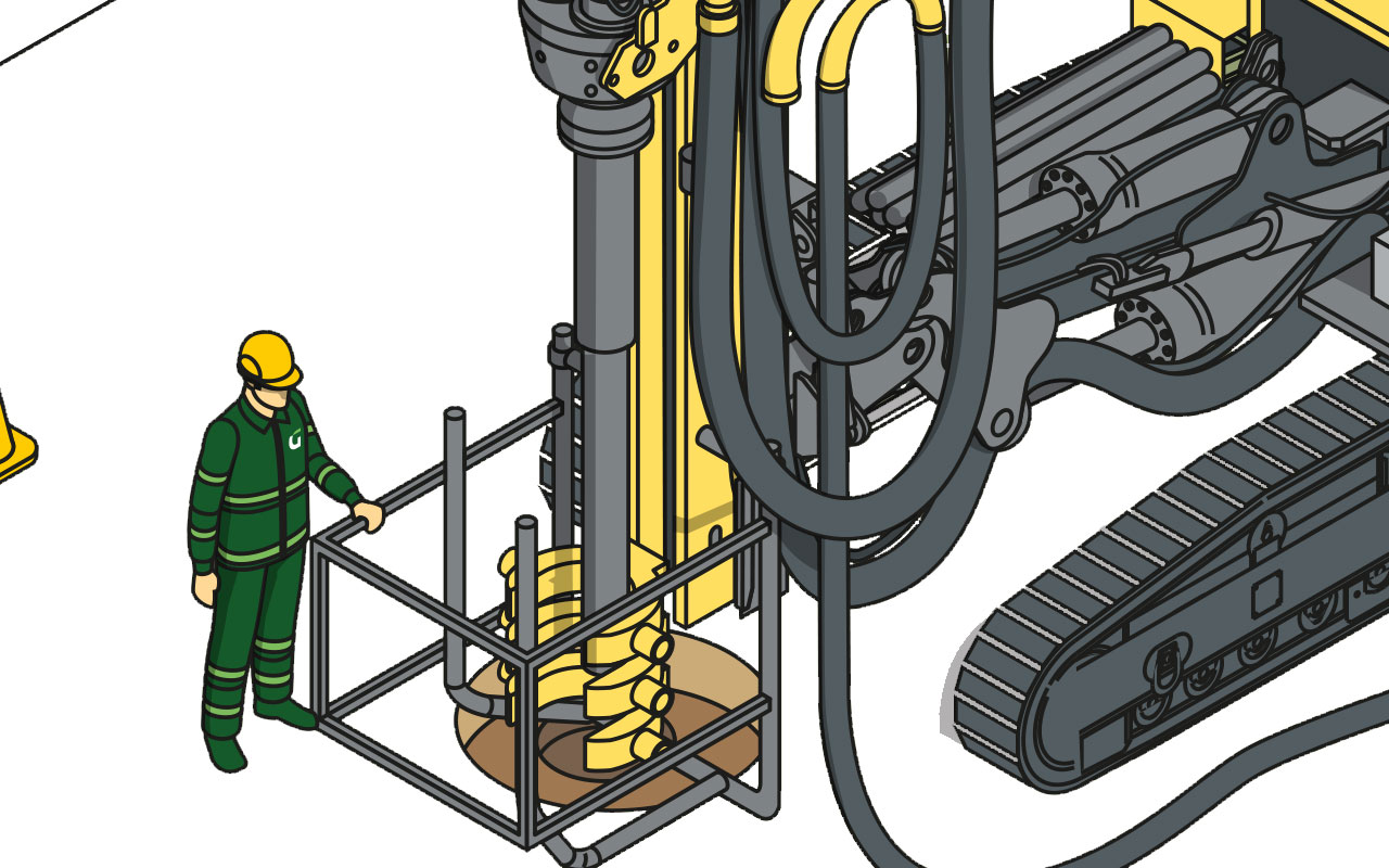 forage sur sondes ou nappes